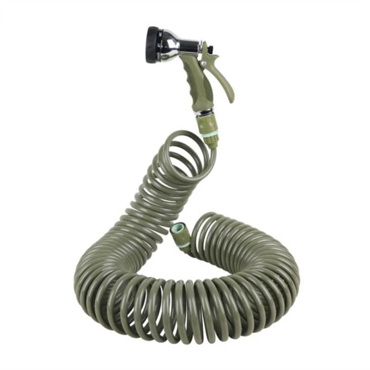 flexible plastic tubing coiled garden hose-1